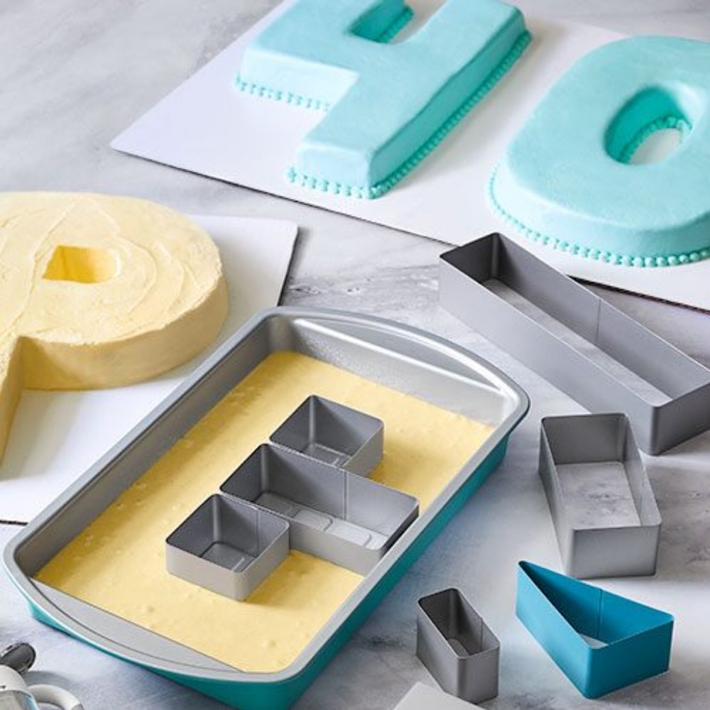 Pampered Chef Numbers and Letters Cake Pan